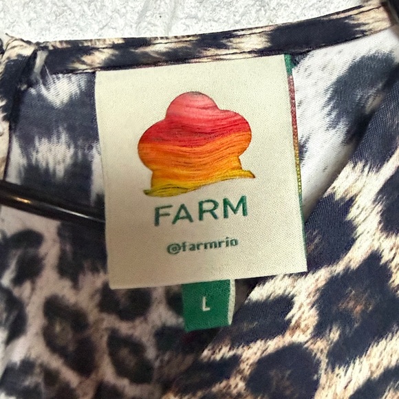 FARM Rio Leopard Print Long Sleeve Dress - Picture 2 of 10